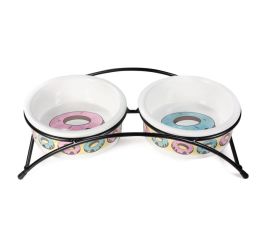 Миски двойные керамика