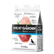 Meat Garden сухой полнорационный корм для стерилизованных кошек и кастрированных котов с кроликом и уткой 1,5 кг/1*6  5901