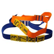 Ошейник для КРС на кольцевой пряжке (Ш-4см, Д-135 см) оранж.