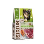SIRIUS д/собак 2кг малых пород Говядина и рис 5496  6/48