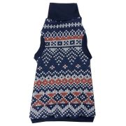 Водолазка для кошек «Сканди узор» р. L  утеплённая,двунитка-футер