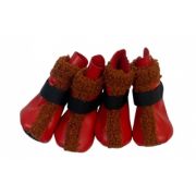 Унтики ЭКО «Кожики» каракуль/полоска, красн, 2