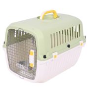 Переноска пластиковая Petmode Macaron 61х40х41 см, зеленая