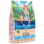 ZILLII Cat 2 кг Light/Sterilized Сухой корм д/кош с избыт,весом и стерил, Белая Рыба с Лососем 0815 1/5