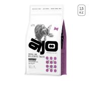 AJO Cat 1,5 кг Delicate Taste для привередливых кошек и котят 0280  6/30