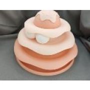 Игрушка д/кошек WOGY Трек-торт 24х17см трехъярусный с шариками, микс арт.2025-2286 Код276050