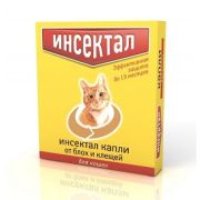Инсектал капли от блох и клещей д/кош  и соб. 2-4кг 3651  1/60