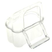 Кормушка для птиц  3832,  №1 горизонтальная, прутики пластиковые, прозрачные. 8*10*9см