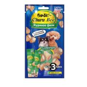 INABA Churu Bee Лакомство д/соб Трубочки Куриное филе Здоровье ЖКТ 3шт/30г  4542