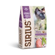 SIRIUS д/кошек 0,400кг Индейка и Курица стерилизованные 5342  24/96