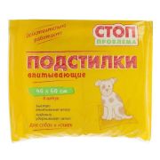 Пеленки 40*60 см 8шт Стоп-проблема гелевые1/24