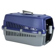 Переноска Economic пластик синяя 54*38*33см Keiko