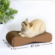 Когтеточка 47*21*10см «Зверьё Моё» восьмерка малая картон  1/15