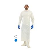 Фартук ЛАРИСАН® КОМБО полиуретановый с рукавами (90 см х 140см белый)