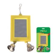 Игрушка д/птиц Триол BR-7 Зеркало с 2- мя колокольч. 14*7см 52181020