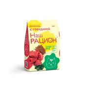 Наш рацион 0,400кг д/кошек Говядина 5755   24/96