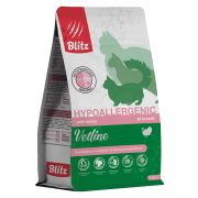 Blitz Cat Vetline Hypoallergenic 1,5 кг д/кошек корм диет.при пищев. аллергии, неперен, атопич.дерматите 3404
