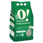 Наполнитель О!Отлично-котологично растительный 5л , 2кг (6шт)