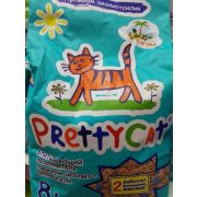 Наполнитель ПРЕТТИ КЭТ Premium ТРОПИКИ д/кошек ВПИТЫВАЮЩИЙ 4кг/8л