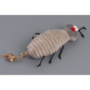 Игрушка д/кошек WOGY Оги-Кукарача мягкая 23/17х7х5см с кошачьей мятой, мататаби и колокольчиком арт.2025-2195 Код276028