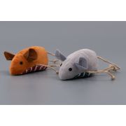Игрушка д/кошек WOGY Мышка 17х9х5см с джутовыми ножками, микс арт.2024-8738 Код275163