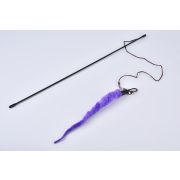 Игрушка д/кошек Дразнилка NUNBELL Червячок l=40см с колокольчиком микс 8214  1/12