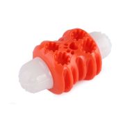 Игрушка д/собак Гантель (оранж-белая) NUNBELL 12х6см арт.10922-8792 КВАКАЕТ  1/12