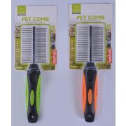 Расческа двусторонняя NUNBELL д/животных 20х5.4х2.6см микс 0257