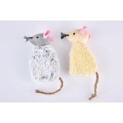 Игрушка д/кошек NUNBELL Мышка 10х6см с кошачьей мятой 7698 1/12