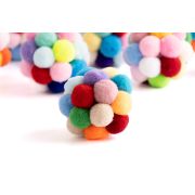 Игрушка д/кошек WOGY Шарик погремушка d=5см мягкий арт.10922-8448 Код272091