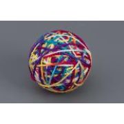 Игрушка д/кошек NUNBELL Клубок многоцветный d=6см арт.2024-9001 Код275154