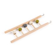 Лестница WOGY д/птиц 23х7.7см с бусинками d=1.5см арт.2024-6337 Код273871