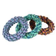 Игрушка д/собак Кольцо плетеное NUNBELL 20х4.5см микс 0207 1/4