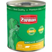 Гурман МА 340,0 д/собак потрошки  1/12 0142