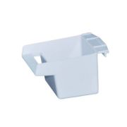 Кормушка д/птиц  пластиковая 3191, с жердочкой, открытая, матовая, 8*8*6,5см 1*30