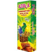 Палочки-лакомство ПТИЦЫ «Алиса» с медом 2*35 гр