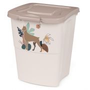 Контейнер 36л для корма  (бежевый) 40х39х48 см