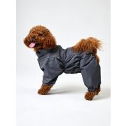 Дождевик для собаки LionPets Woopy KLM-8423 мальчик Цвет: Серый (Размер 2 (Длина спинки 23, грудь 38-48, шея 26-34))