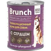 Brunch 850 г Полнорационный корм для собак «c сердцем»