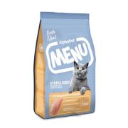 AlphaPet Menu 1,5 кг д/кошек и котов стерил. с домашней птицей 2796  1/6