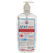 АГАТ СЕПТ Средство косметическое антисептическое
на спиртовой основе 1 л, с
дозатором