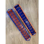 Кормушка для птиц лотковая 80 см с квадратными отверстиями 26 секций