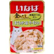 INABA Kinnodashi пауч 60гр д/кош Тунец/Семга в желе  05