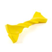 Игрушка д/собак Кость крученая резиновая SkyRus, жёлтая, 16.7х6.7х5.5см
