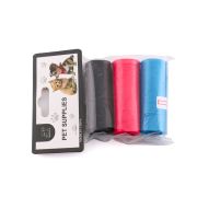 Набор сменных пакетов WOGY 3рулона, р-р пакета 28х21см, 15шт в рулоне микс арт.2024-0901