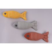 Игрушка д/кошек WOGY Рыбка 18х8х4см с кошачьей мятой микс арт.2024-2175