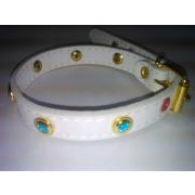 Ошейник №16 искуств.мат. украшенный 26-34см арт664