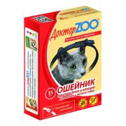 Доктор ZOO ошейник д/кошек п/б 1/6 -7003-