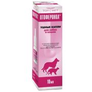Отоферонол ушные капли 10,0 (отит) (Топ-Вет 0022 1/200