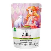 ZILLII Cat 85г Sensitive Digestion HEALTHY CARE  влажные(пауч) д/кошек с чув.пищ. Индейка в соусе  5667  1/24